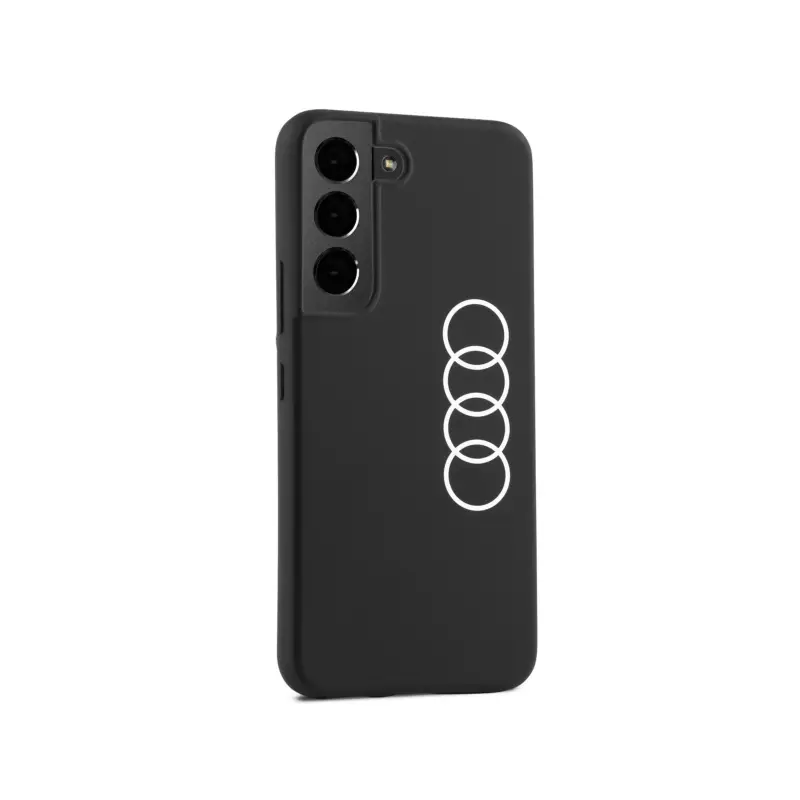Versand Am Gleichen Tag Original Audi Smartphone Case Cover Hülle Handy Galaxy S22 Ringe Logo schwarz 3222200101