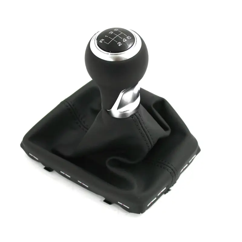 Must-Have Original Audi A4 A5 (B9) S-line Schalthebelknopf Leder Schaltknauf schwarz 6-Gang Schaltgetriebe