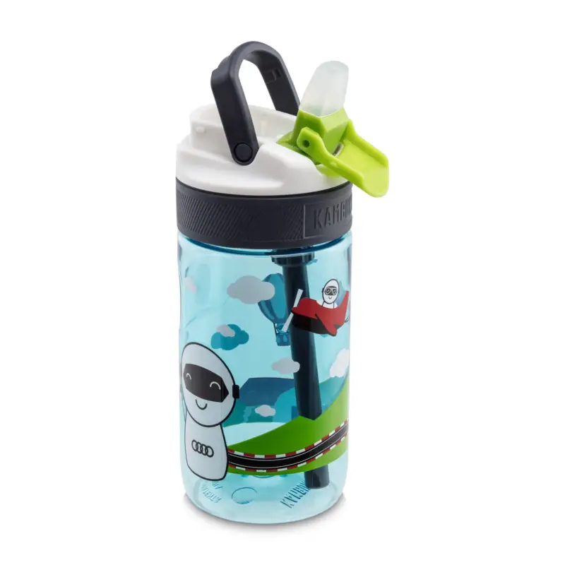 Original Audi Trinkflasche Kinder ADUI Design 3202001100 Finale Aktion
