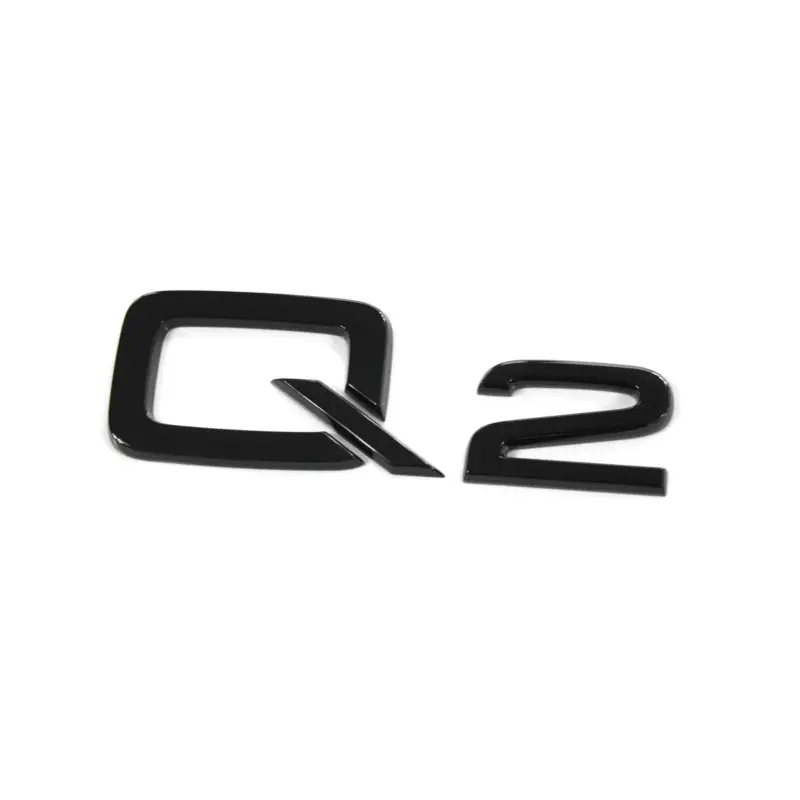 Angebot Original Audi Q2 Schriftzug schwarz Tuning Exclusive Black Edition Emblem 81A071803