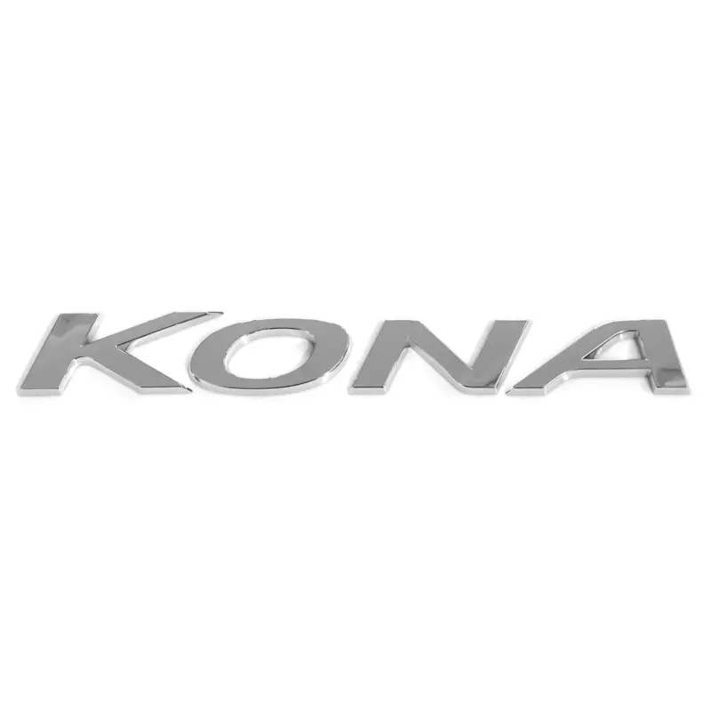Zertifiziert Original Hyundai Kona Schriftzug Aufkleber Heckklappe Emblem Logo chrom 86310J9000
