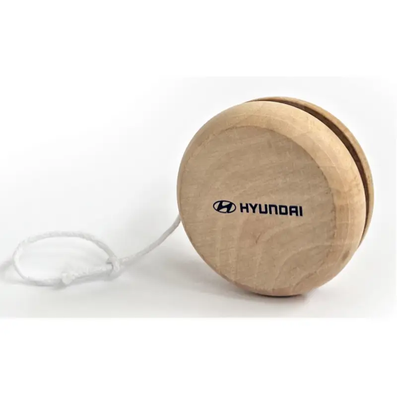Sonderaktion Original Hyundai Jo-Jo Spielzeug Holz Logo HMD00538