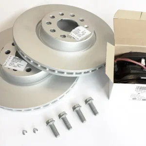 Bremse vorn Komplettsatz Bremsbeläge Bremsscheiben Original Audi VW Set 8P0698302C Schnäppchen