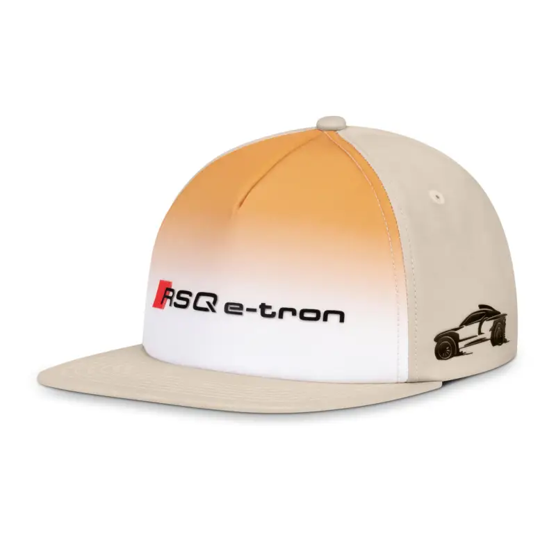 Bestpreis Original Audi Sport Snapback RSQ e-tron Cap Basecap Baseballkappe Kappe beige 3132300900