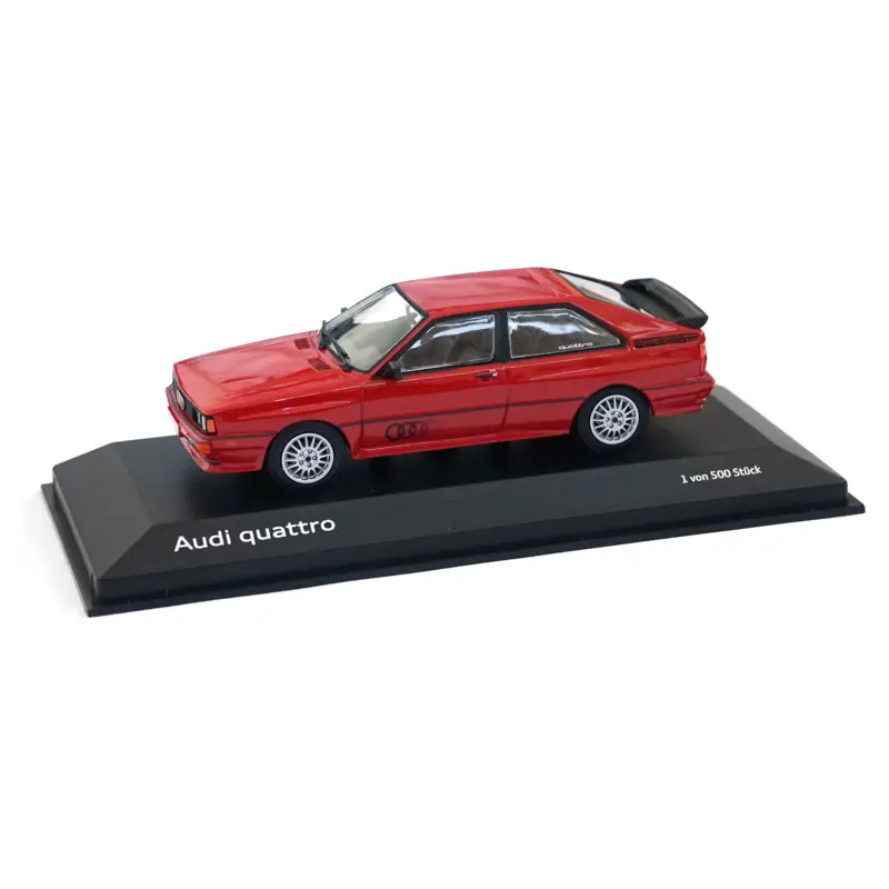 Must-Have Audi quattro Modellauto 1:43 Miniatur Modell Tornadorot A5-5791