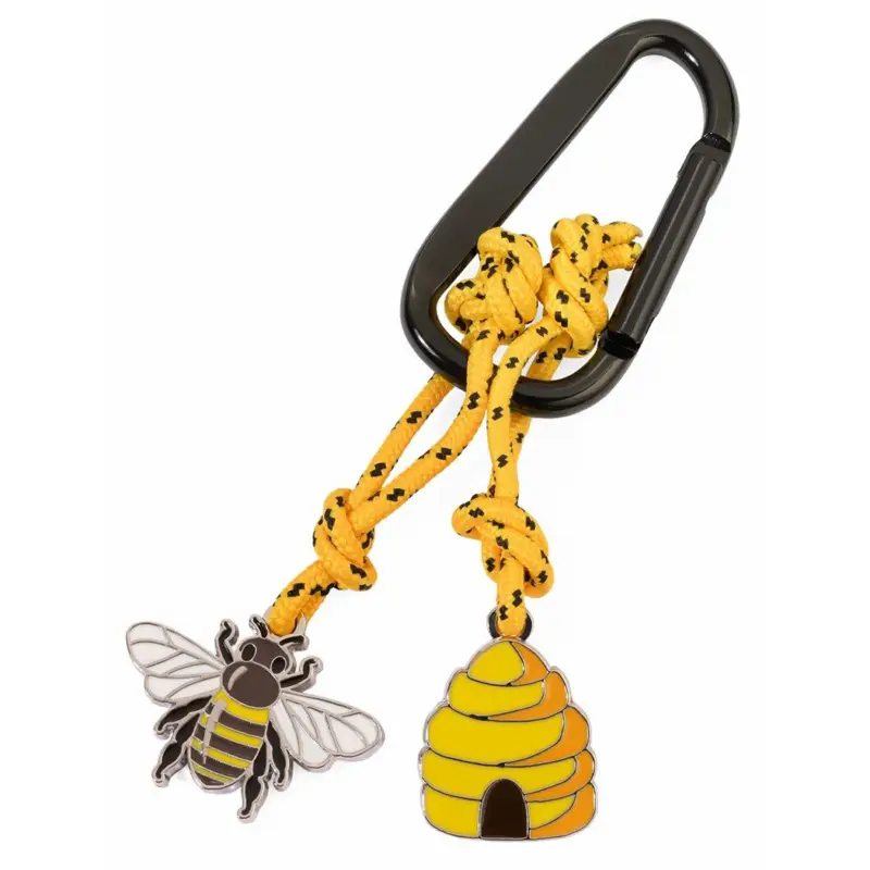 Schlüsselanhänger MAJA Kletterseil Biene Bienenkorb Karabinerhaken Anhänger KR23-01 Sichere Zahlung
