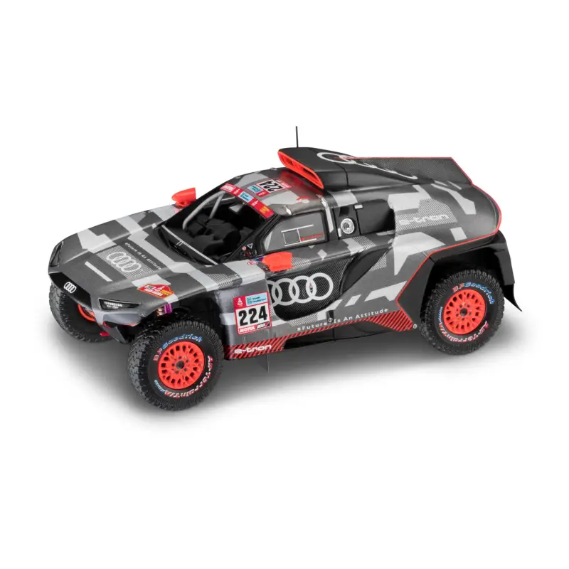 Original Audi Sport Modellauto 1:43 Miniatur RS Q e-tron #224 Ekström Bergkvist Modell 5022200133 Knallerangebot