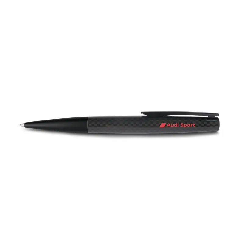 Jetzt Bestellen Original Audi Sport Kugelschreiber Carbon Logo Stift Kuli Ballpoint Pen schwarz/rot 3222200400