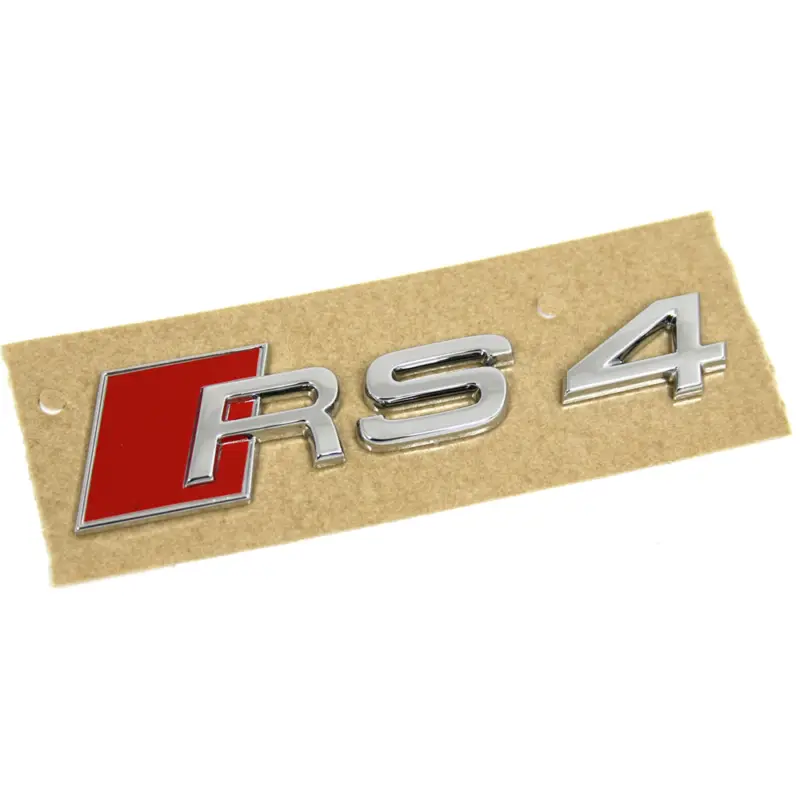 Original Audi RS4 (8E) Schriftzug seitlich Tuning Emblem Zeichen Logo 8E0853601 Neue Ware