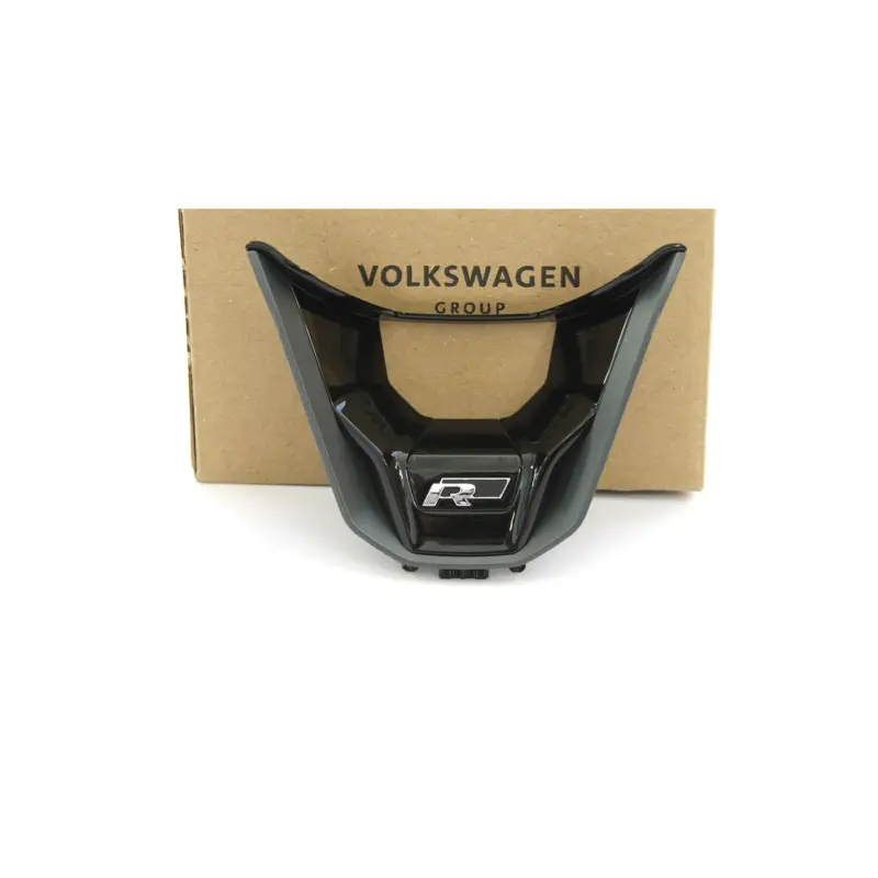 Schneller Versand Original VW R-Line Blende Lenkrad MFL Tuning Clip Plakette schwarz chromglanz