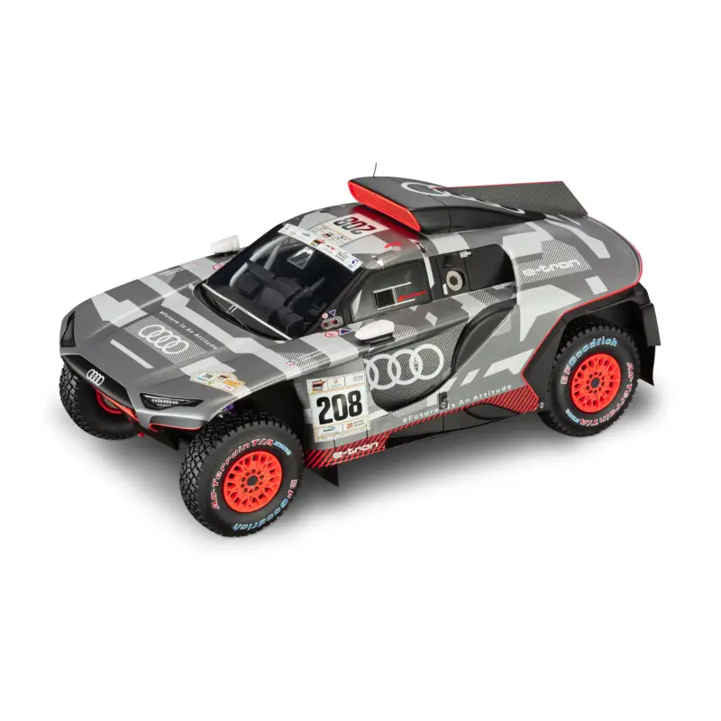 Bestpreis Original Audi Sport Modellauto 1:18 Miniatur RS Q e-tron #208 Peterhansel Boulanger 5022200151