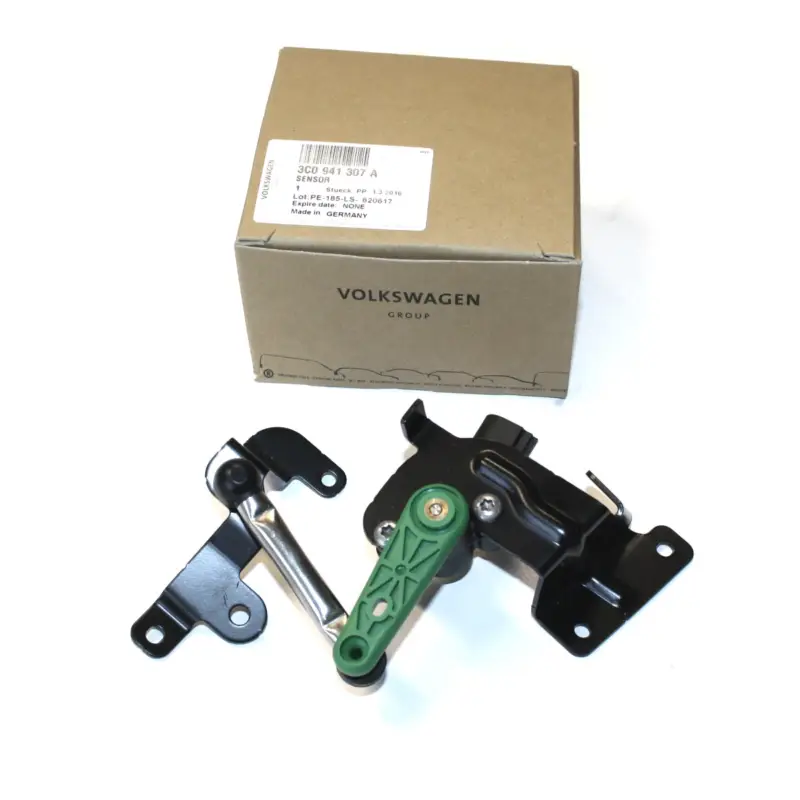 Abverkauf Niveausensor Leuchtweitenregelung Hinterachse Original VW Audi Frontantrieb Sensor 3C0941307A