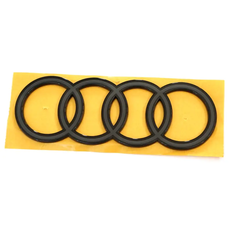 Abverkauf Original Audi Zeichen Heckklappe Ringe zweidimensional Emblem Logo grau 4K4853742C716