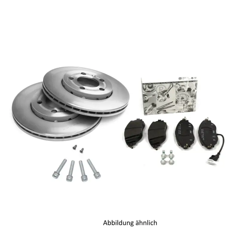 Original Audi Bremsenkomplettsatz Vorderachse Bremsen 1LB Bremsscheiben Bremsbeläge 8K0098301J Aktuell