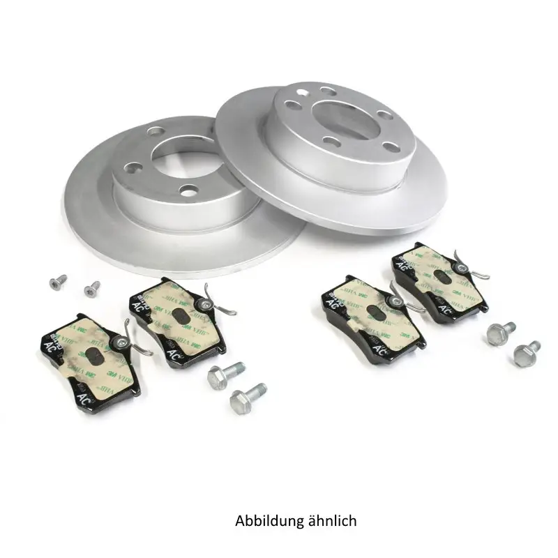 Bestseller Original Audi Bremsenkomplettsatz Hinterachse Bremsen 1KW Bremsscheiben Bremsbeläge 8K0698601