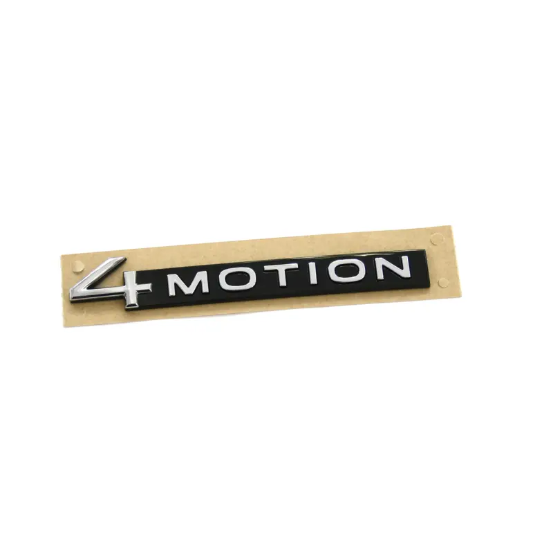 Sichere Zahlung Original VW 4Motion Schriftzug Heckklappe Emblem Logo Aufkleber Allrad chrom schwarz