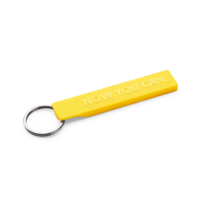 Angebot Original VW ID. Schlüsselanhänger NOW YOU CAN Keyring Anhänger gelb 10A087013