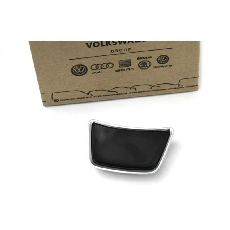 Neu Audi A4 8K A5 Abdeckung mitte für Sportlenkrad Original Blende Clip schwarz / chrom