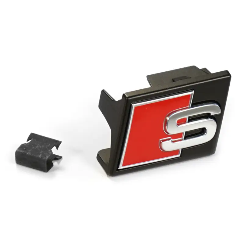 Must-Have Original Audi e-tron S Schriftzug Kühlergrill Logo Clip Halter Emblem