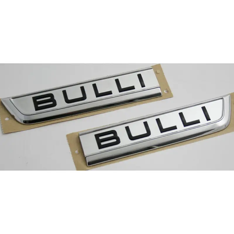 Wochenendangebot Original VW T6 Transporter Bulli Schriftzug Set Kotflügel Tür Emblem Alu matt