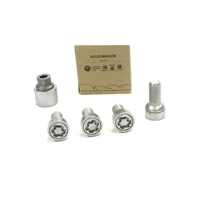 Beliebt Original VW Seat Skoda Radschrauben diebstahlhemmend Radsicherung Felgenschloß WHT001814