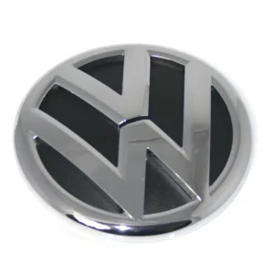 VW-Emblem für Heckklappe Original VW Golf Plus / Passat 3C Zeichen Chrom / Schwarz Highlight