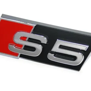 Schnäppchen Schriftzug S5 Original Audi A5 Tuning Emblem Kühlergrill Zeichen Chrom Rot