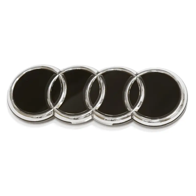 Original Audi Q4 e-tron Zeichen Kühlergrill Ringe Emblem vorn Logo chrom 89A8536052ZZ Nur Heute