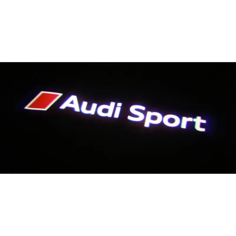 Preiswert Audi Original LED Projektor links "Audi Sport" Einstiegsbeleuchtung Türbeleuchtung