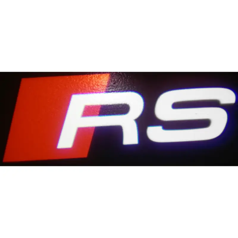 Neu Audi Original LED Projektor links "RS" Einstiegsbeleuchtung Leuchte Türbeleuchtung 4S0947409G