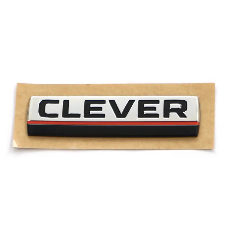 Original Skoda Clever Plakette Schriftzug Kotflügel Logo Emblem Aufkleber 6V0853041HZO8 Heißes Angebot