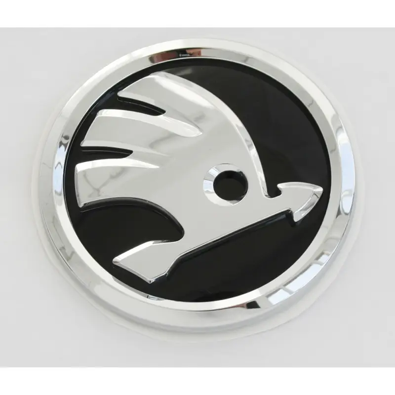 Wochenendangebot Original Skoda Fabia 3 (NJ) Zeichen hinten Heckklappe Emblem Logo schwarz chrom