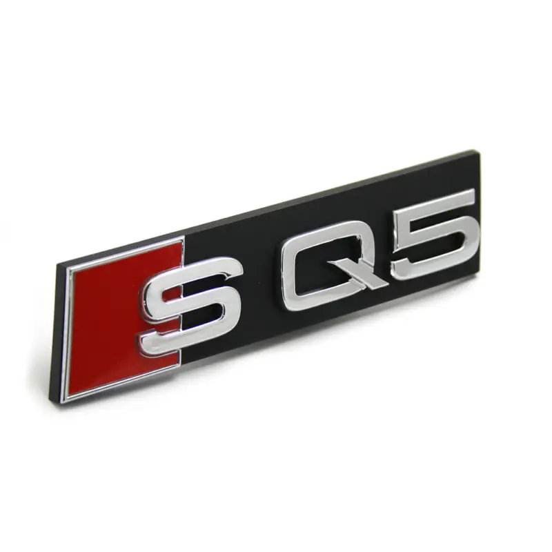 Audi SQ5 Schriftzug vorn Original Exterieur Kühlergrill Logo Emblem chrom Highlight