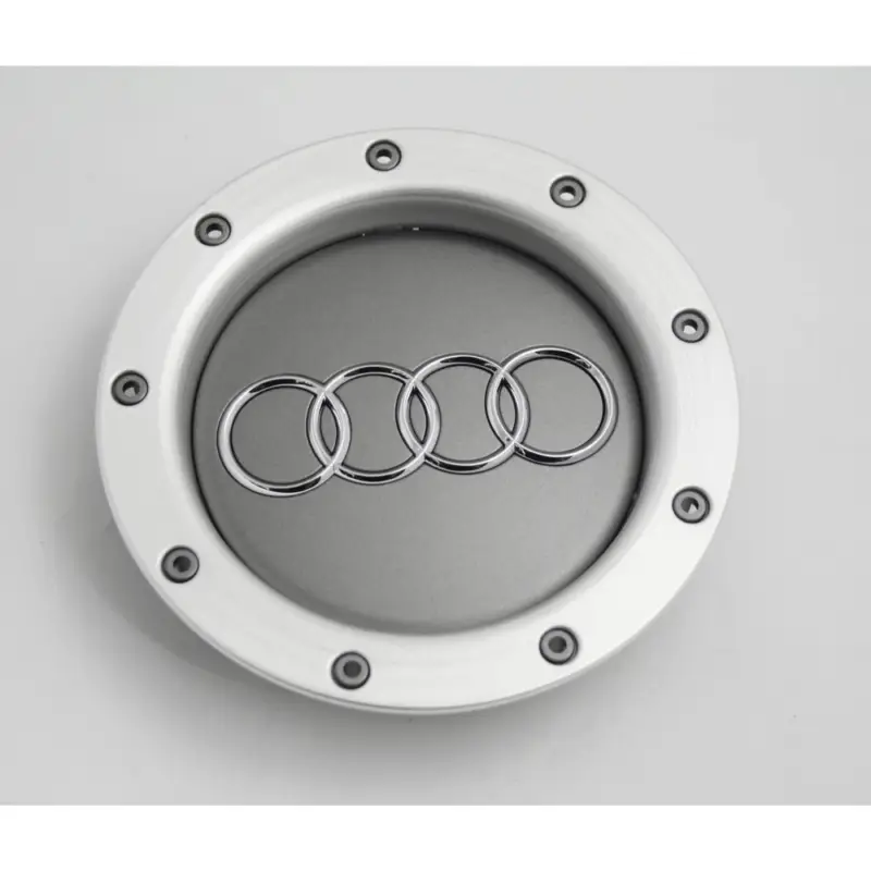 Neue Ware Original Audi Radzierkappe Nabenkappe Felgendeckel Kappe silber 8D0601165K1H7