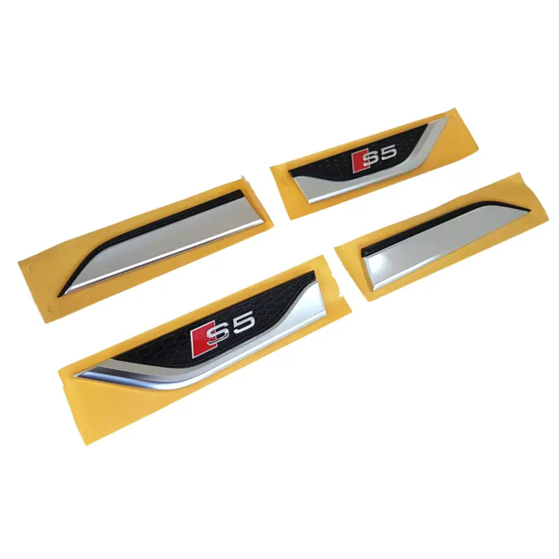 Top-Preis Original Audi Schriftzug S5 Plaketten Kotflügel Emblem Logo chrom/schwarz/rot