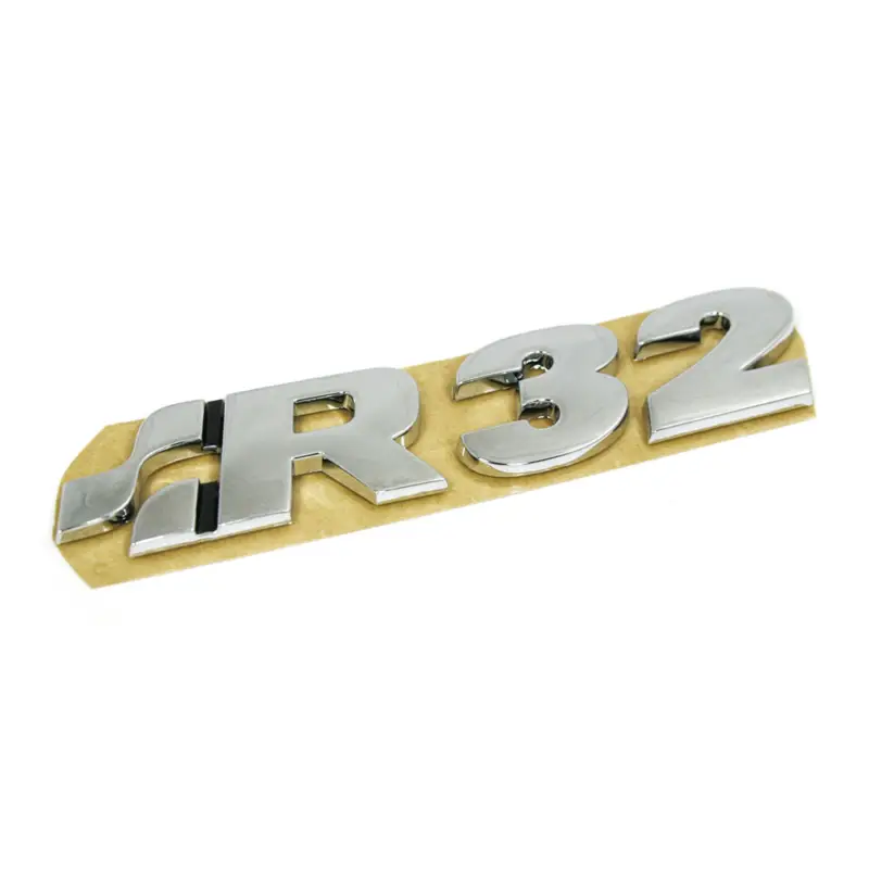 Original VW Golf 4 (1J) R32 Schriftzug Emblem Tuning Zeichen Logo chrom Preiswert