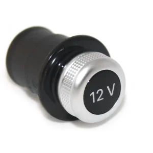 Expressversand Zigarettenanzünder-Attrappe Original Audi Deko 12V Blende silber / schwarz