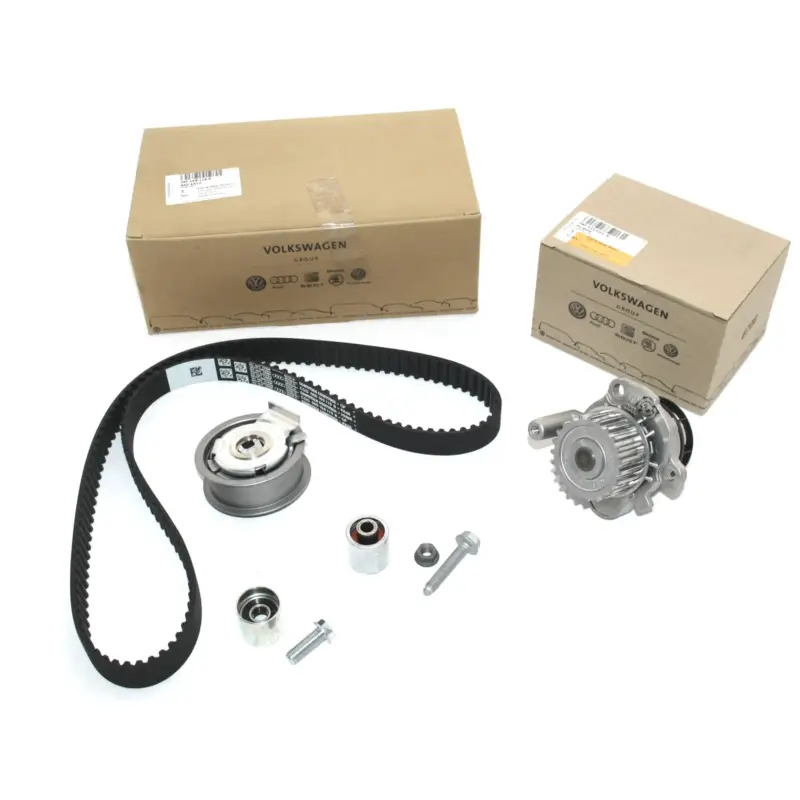 Zahnriemensatz Wasserpumpe Komplettsatz Original VW Audi Zahnriemenwechsel 06F198119A Heißes Angebot