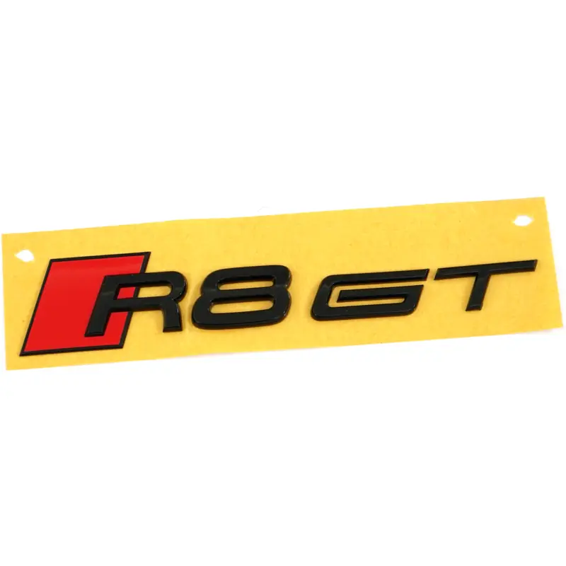 Markenware Original Audi R8 GT Schriftzug schwarz Tuning Black Edition Emblem 4S0853741T94