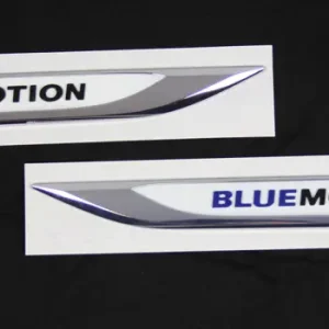 Schriftzug "Bluemotion" Original VW Golf 7 Tuning Emblem Kotflügel Logo Chrom Angebot