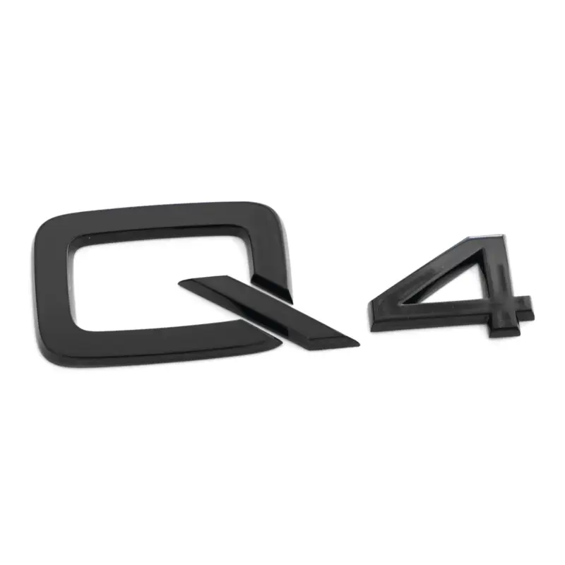 Original Audi Q4 Schriftzug schwarz Tuning Exclusive Black Edition Emblem Meistverkauft