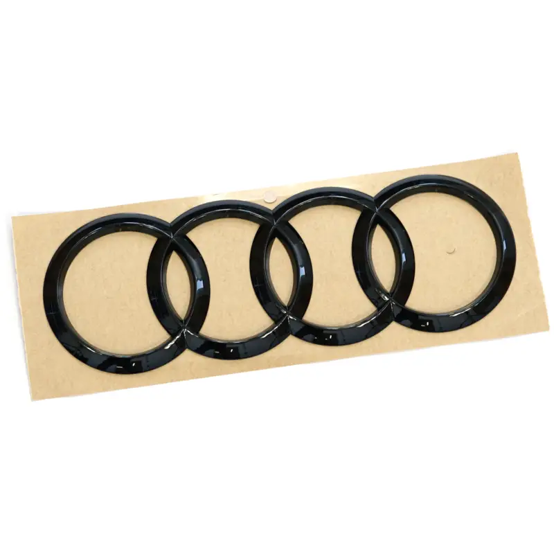 Original Audi A3 (8Y) Sportback Ringe Logo Black Edition Emblem Blackline schwarz Echt