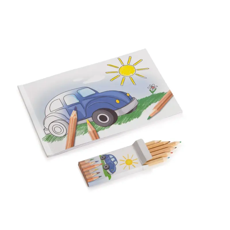 Angebot Original VW Malbuch Buntstifte New Volkswagen 000087703MJ