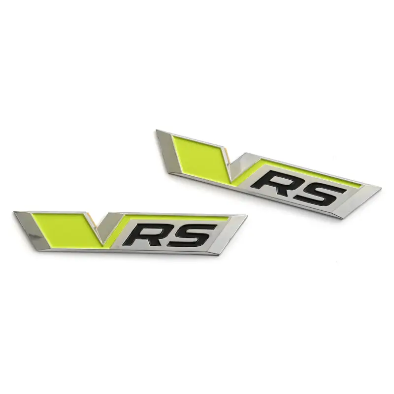 Original Skoda Enyaq VRS Plakette Kotflügel Dekorfolie Schriftzug Sport Logo schwarz/grün Rabatt