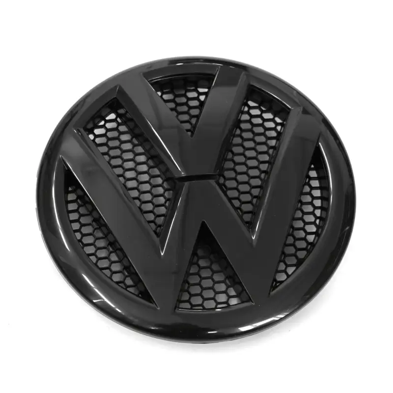 VW-Emblem Original VW T5 Transporter Kühlergrill Zeichen Schwarz 7E0853601D041 Geprüft