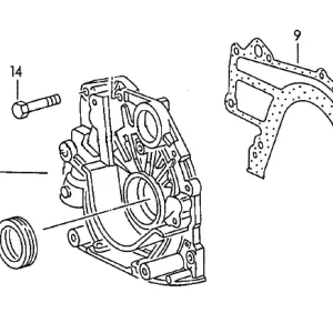 Begrenztes Angebot Original VW Ölpumpe Dichtung Kurbelwellensimmering 074115105D
