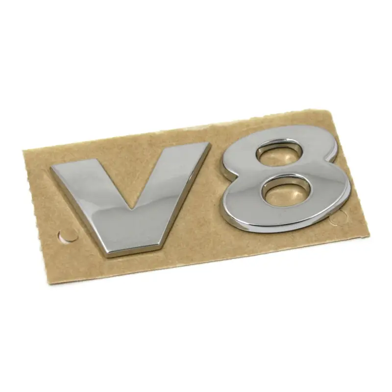 Original VW Touareg (7P) V8 Schriftzug hinten Heckklappe Emblem Logo chrom Sale