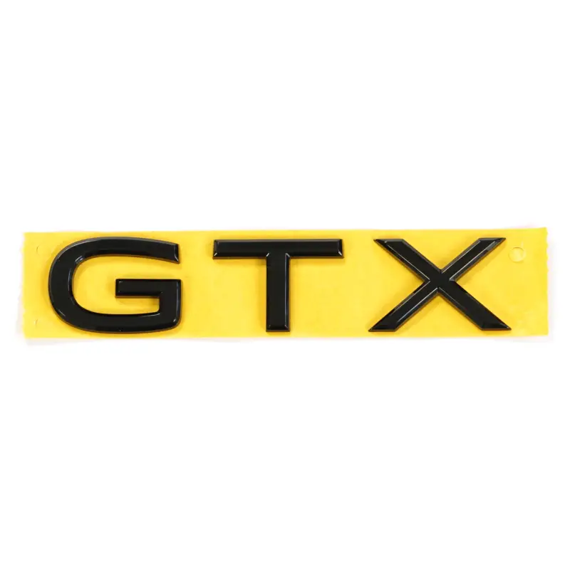 Bestpreis Original VW GTX Schriftzug Aufkleber Emblem Heckklappe Tür Logo schwarz 11A853687A041