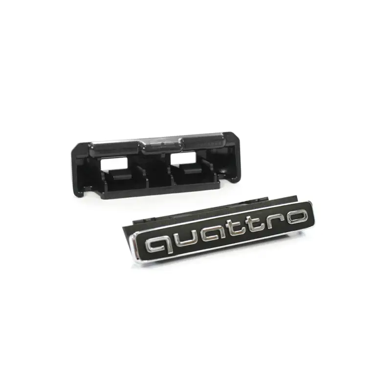 Original Audi A6 (C7 4G) Facelift quattro Schriftzug vorn Kühlergrill Emblem chrom Bestpreis