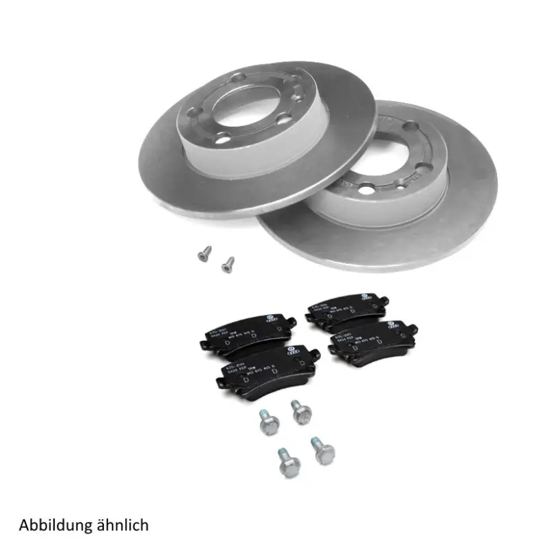 VW Original ECONOMY Bremsenkomplettsatz hinten ECO Bremsbeläge Bremsscheiben JZW698601AA Sichere Zahlung